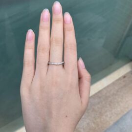 Wave Design Wedding Ring