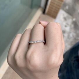 Wave Design Wedding Ring
