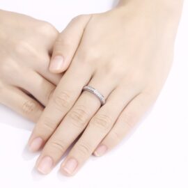 Straight Stackable Wedding Ring