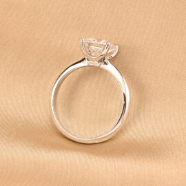 Princess Cut CZ Engagement Ring