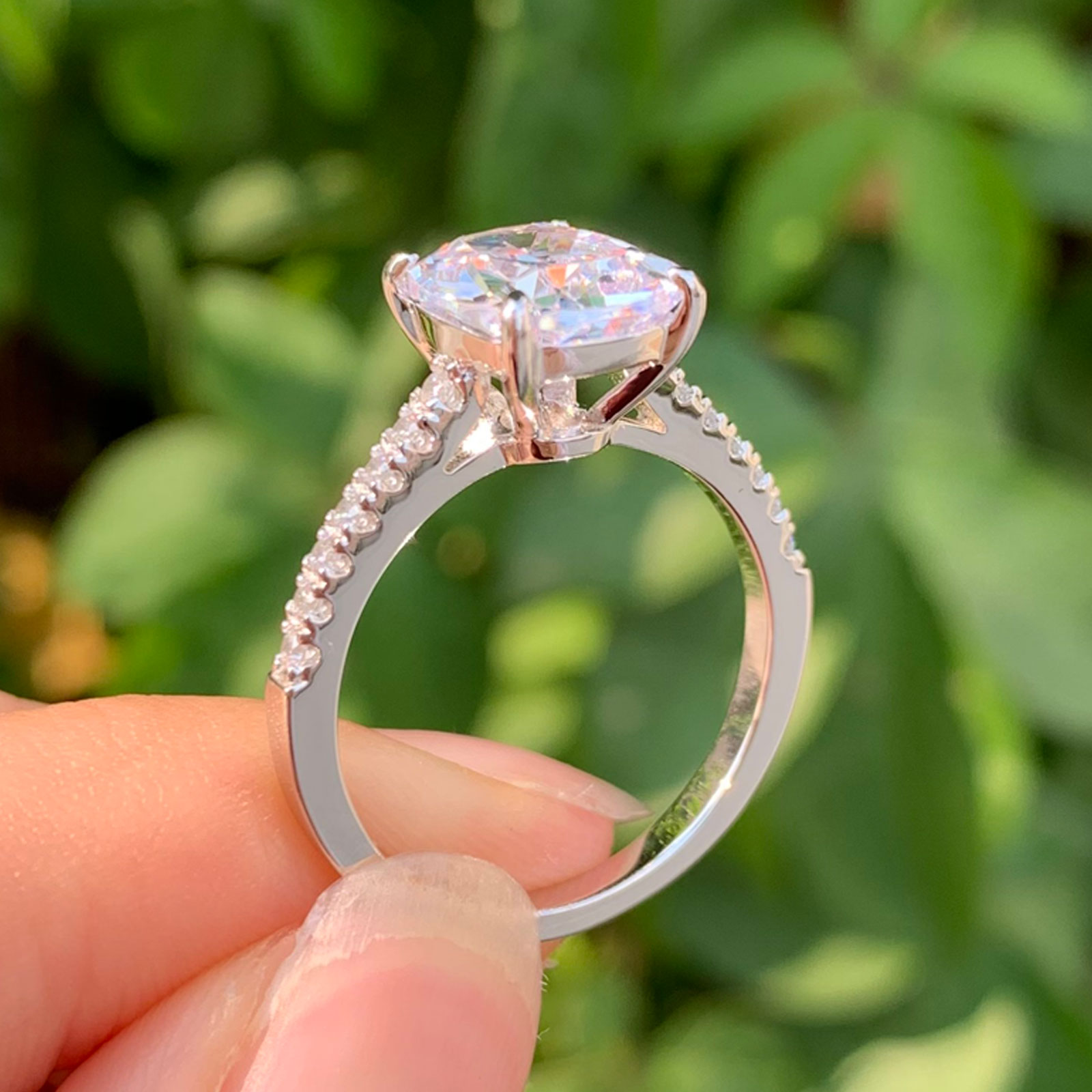 3.5Ct Cushion Cut Wedding Ring Fersona Jewelry