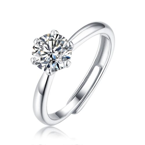 1.0Ct Twinkle Moissanite Solitaire Ring