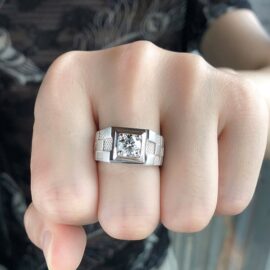 Moissanite Diamond  Ring